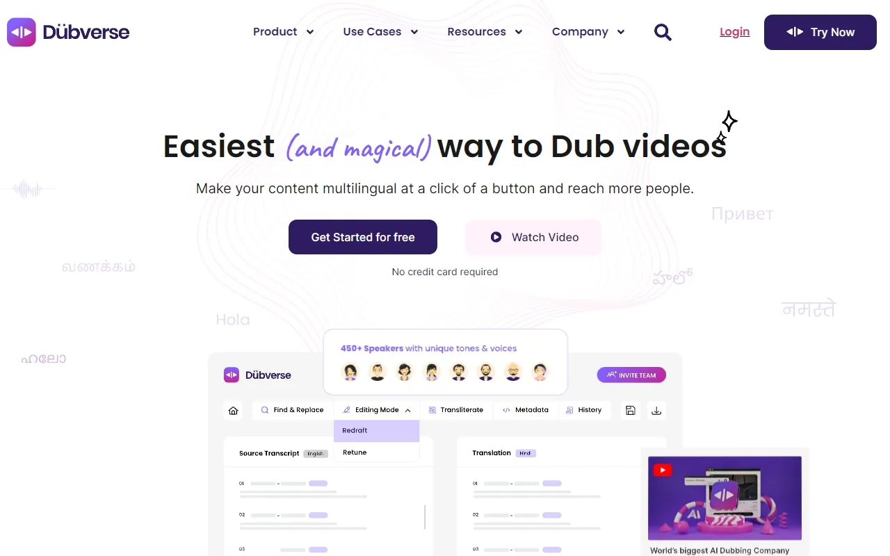بررسی کامل Dubverse.ai - تصویر اصلی