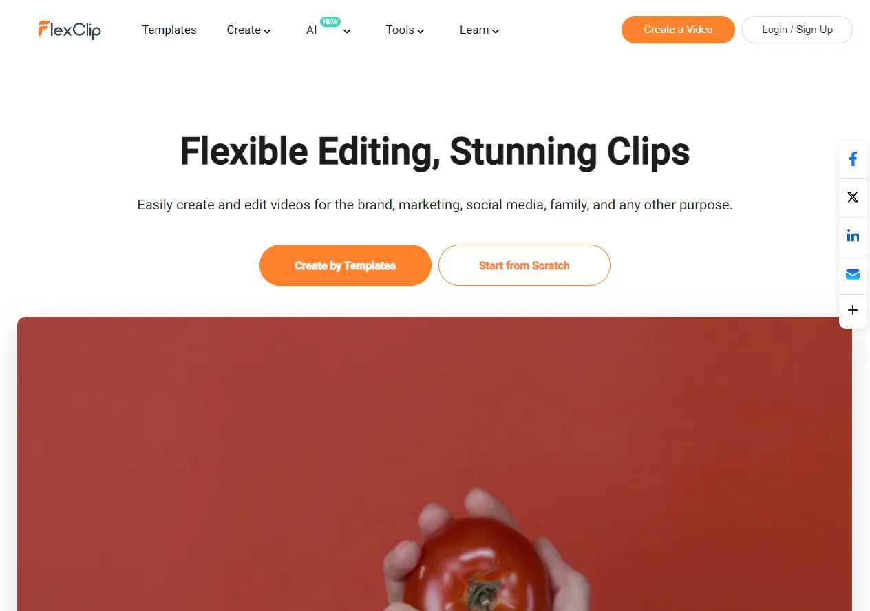 بررسی کامل FlexClip - تصویر اصلی