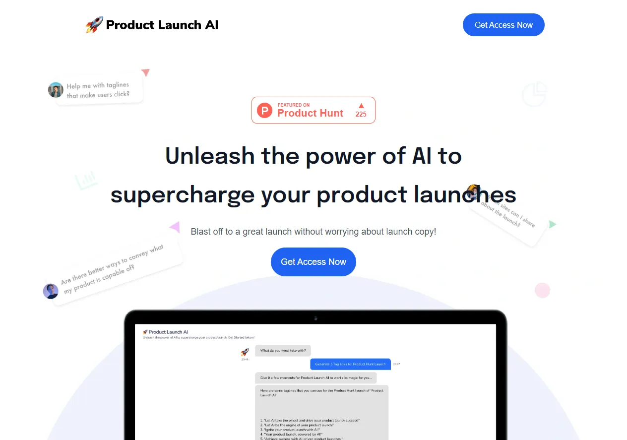 Product Launch AI تصویر
